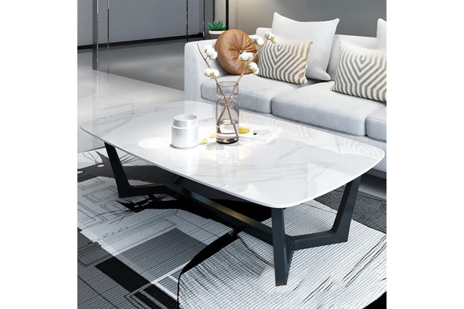 Bàn mặt đá chân sắt image #2